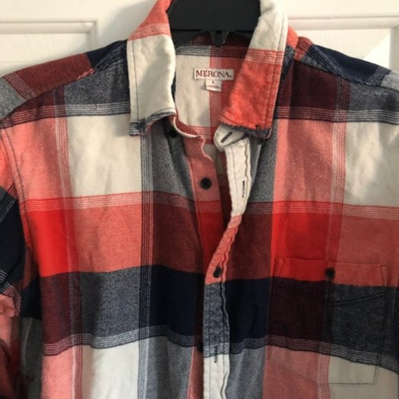 MERONA fleece dress shirt - Picture 3 of 4